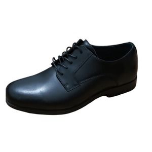 Genuine Grip Wide Fit Black Dress Oxford Shoes - NIB